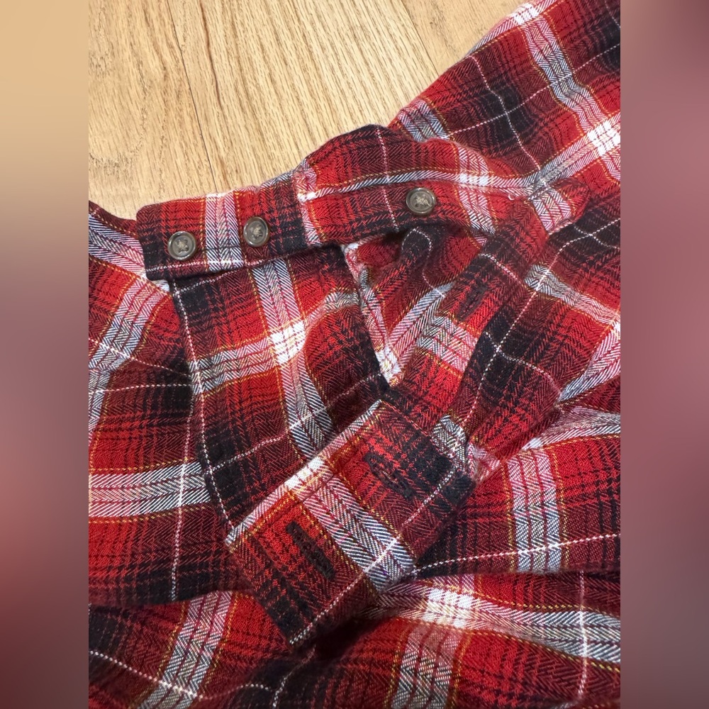 Universal Thread Red and Black Plaid Long Sleeve Dress Medium - Picture 9 of 10